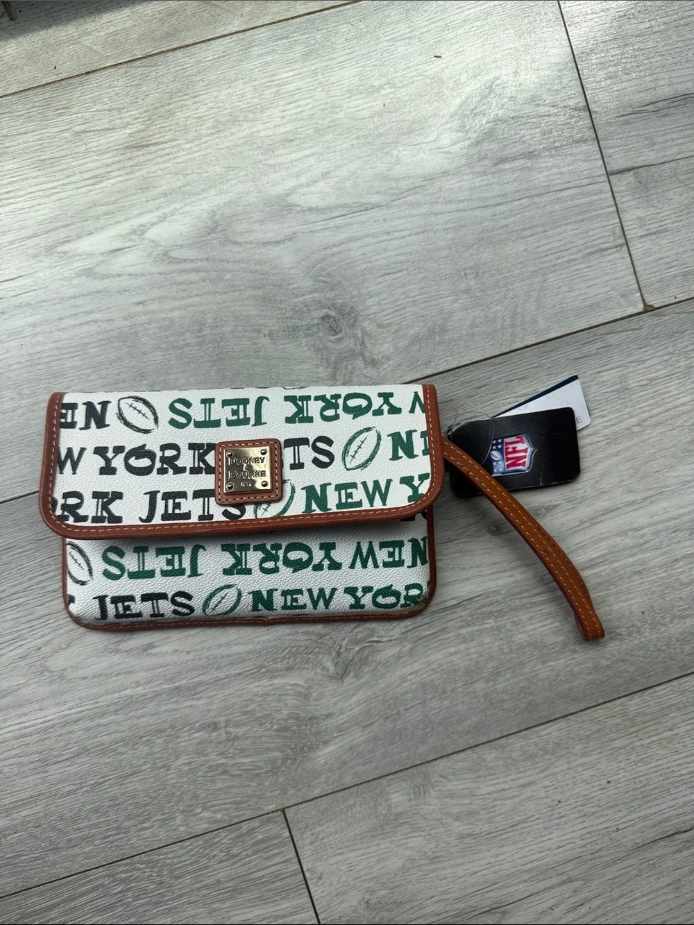 Women's Dooney & Bourke Philadelphia Eagles Doodle Milly Wristlet.